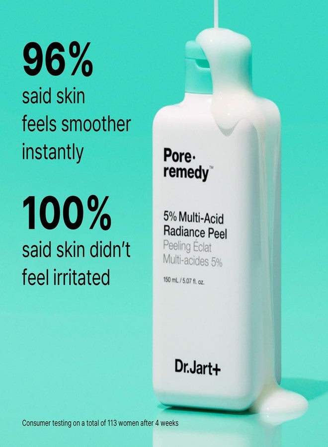 دي آر. جارت+ مقشر الوجه الكوري Dr.Jart+ Pore.Remedy 5% Multi-Acid Radiance Peel | للعناية بالبشرة الكورية، 5.07 أونصة سائلة - Image 2